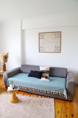 Yıldız Mavi Oturma Yerini Kapatan Koltuk, Çekyat, Kanepe Örtüsü/ Şalı 115x200 Cm Mavi