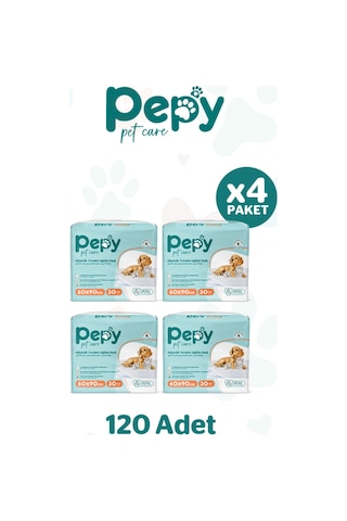 60x90 Hijyenik Tuvalet Eğitim Pedi 30'lu 4 Paket 120 Adet