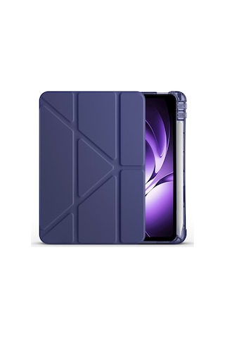 Xiaomi Redmi K Pad Kılıf Zore Tri Folding Kalem Bölmeli Standlı Kılıf Arka Kapak