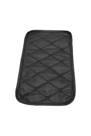 Fosenze Araba Kol Dayama Kutusu Kılıfı Pu Deri Su Geçirmez Toz Proof Esnek Bandlı Evrensel Uyumlu Temizlenmesi Kolay 29x17cm Siyah