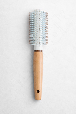 Bambu Saplı Saç Fırçası - Fön Tarağı - Ekstra Kaliteli - Fön Fırçası - Berber Kuaför Fırçası Saç Tarağı