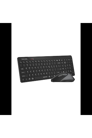 A4 Tech Fg2400 Aır2 Siyah, Fstyler, 2.4ghz Mini Kablosuz, Türkçe Q, Sessiz Klavye Mouse Set Diğer
