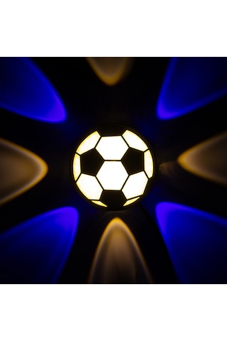 Powermaster Pm-24457 Gün Işığı - Mavi Futbol Topu Dekoratif Led Duvar Aplik Mavi