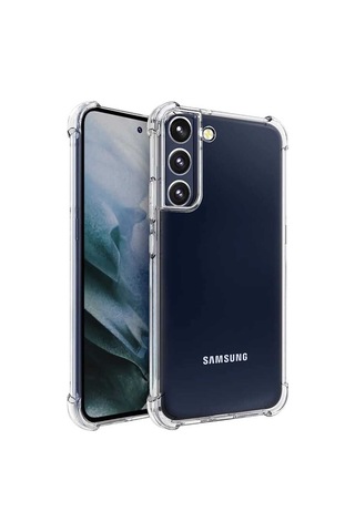 Galaxy S22 Plus Kılıf Zore Kamera Korumalı Nitro Anti Shock Silikon Renksiz