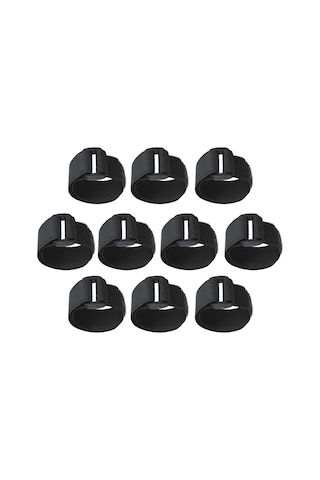 Homyl 10x Yeniden Kullanılabilir Kablo Bağları Tel 2cmx30cm