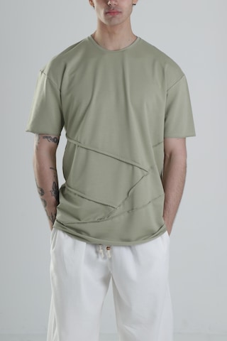 Cocopelli Yes İl Halat Detaylı Tasarım T-shirt Coc1849 Siyah
