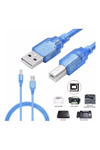 Alfatech At-upb201 Usb 2.0 Yazıcı Kablo 1,5 Metre Hasır Kablo