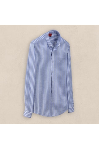 Sarar Goias Soho Interview Slim Fit Erkek Gömlek 3174441 Mavi