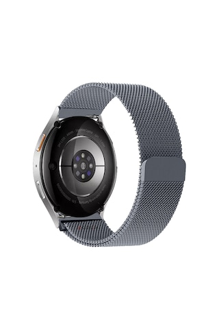 Samsung Galaxy Watch 4 5 6 7 Seri 40 42 43 44 46 47mm Uyumlu Manyetik Milanese Loop Metal Kordon