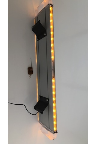 Otokurtarıcı Tipi Işmakınası&traktör Tepe Lambası 100 Cm 42 Ledli 12 V Uzaktan Kumanda