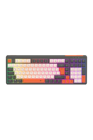 Lecoo GK104 3 Modlu Kablosuz RGB 104 Tuş Membran Türkçe Q Gaming Oyuncu Klavyesi