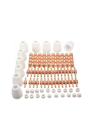 Yifomall "100 Parça Pt-31 L-g-40 Plazma Kesme Torç Nozul, Elektrot Ve Yedek Parça Seti - 40a'ye Kadar"