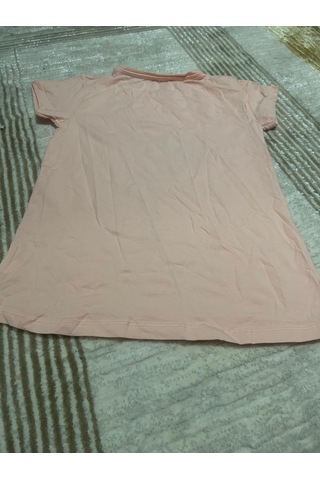 Monili Kız Çoçuk T-shirt Açık Pembe