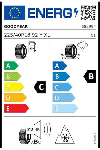 Goodyear 225/40 R18 92Y XL Eagle Sport 4 Seasons Fp Dört Mevsim Lastiği - 2026