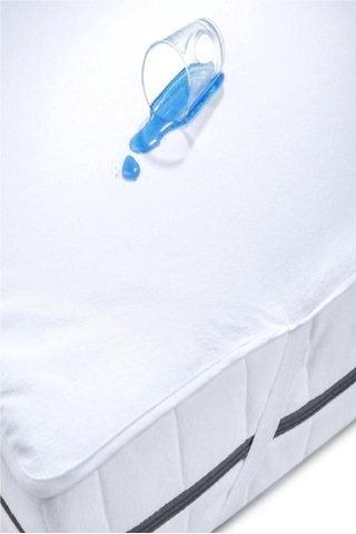 Altın Karma Sıvı Geçirmez Alez 70x140 Cm Bebe Çocuk Beyaz