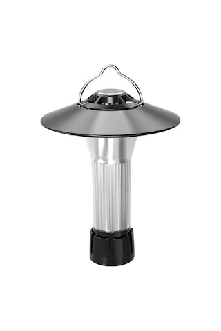 Padalink Usb Şarjlı Kamp Işığı, Seyyar Tripod Ve Kanca, Beyaz/sıcak/kırmızı Işık, Manyetik Kuyruk Kapaklı, Acil Durum Flaş Işığı Gümüş