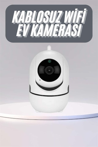 360 Full Hd Akıllı Kamera Hareket Sensörlü Wifi Kamera Çocuk Güvenlik Kamerası