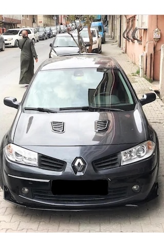 Üniversal Her Araca Uyumlu Piano Black Kaput Üstü Havalandırma Iz