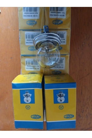 Marelli R2 24v55/50w P45t Üç Fişli Far Ampulu 10 Ad Paket