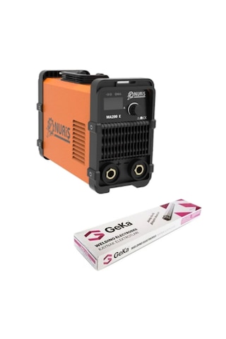Nuriş Ma200e İnverter Kaynak Makinesi 200a + 1 Paket 2.5mm Elektr