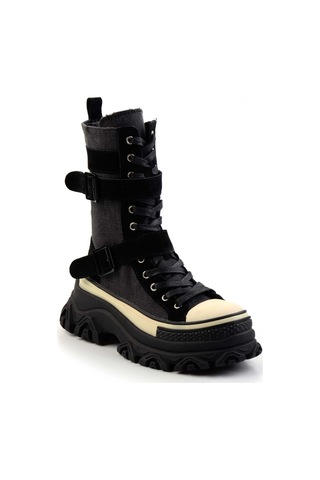 Bambi Siyah Kadın Bot & Bootie K02185039718 Siyah