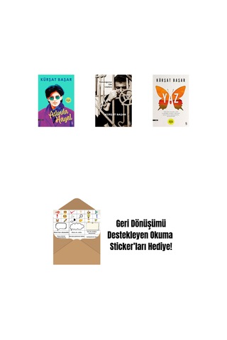 Aslında Hayal + Konuştuğumuz Gibi Uzaklara + Yaz + Okuma Sticker'ları