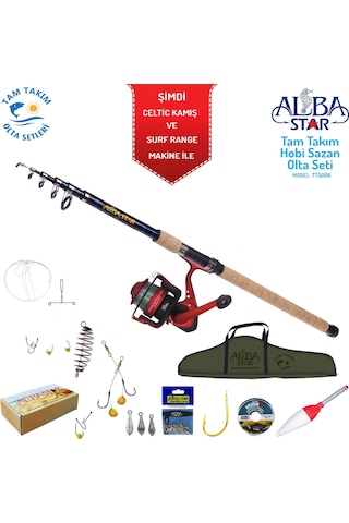 Albastar Tam Takım Hobi Sazan Olta Seti Tts006 300Cm-Standart