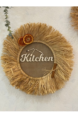 Kitchen Portakal Tarçın Kapı Duvar Süsü