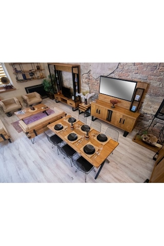 Ntconcept Ntconcept Masif Ağaç Çalışma Ve Yemek Masası