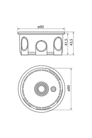 Tdmelectric Kablolar İçin Saklı Montaj Kutusu 80x40 20 Adet 225499494