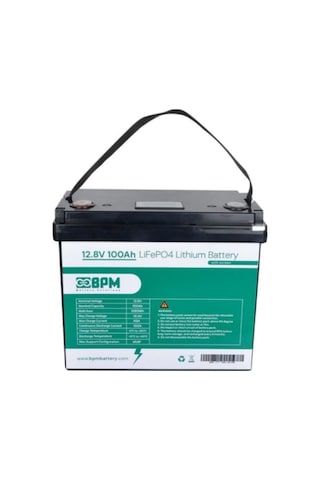 Bpm 12.8v 100ah Lifepo4 Lityum Akü