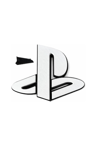 Ps5 Logo Masaüstü Dekor Oyun Odası Aksesuarı Playstation Stil Dekoratif Obje Dayanıklı Tasarım