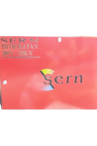 Sern Fı 25 Elektrikli Fanlı Isıtıcı 25kw 380v 2 Kademeli Termostatlı