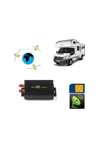 Sones 103b Gsm/gprs/gps Araç Takip Sistemi, Tf Kart Hafıza Desteği, Bant: 850/900/1800/1900mhz