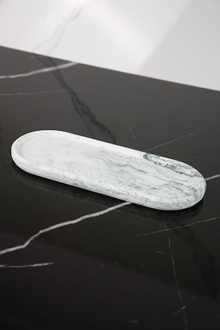 Betonmall Dekoratif Oval Sunum Tepsisi Tabağı Sunumluk 9x23 Cm - Yeşil