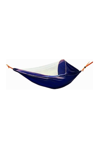 Mekanizmalı Cibinlikli Kamp Hamak Seti 240x140 Lacivert