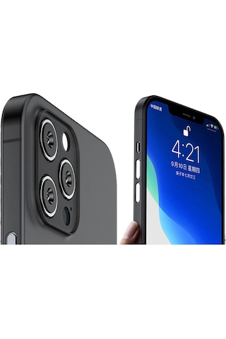 Apple Uyumlu iPhone 12 Pro Max Kilif Ultra Ince Hayalet Sert Kapak 388204058