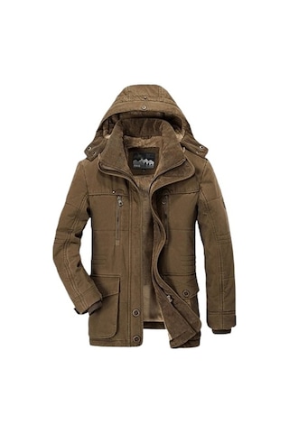 Sımıcg Erkek Orta Boy Mont - Kahverengi