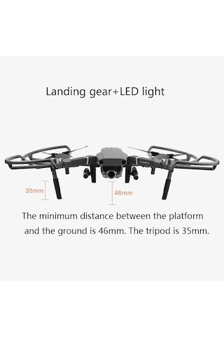 Djı Mavic 2 Pro Yükseltilmiş İniş Takımı + Gece Uçuş Fener Set