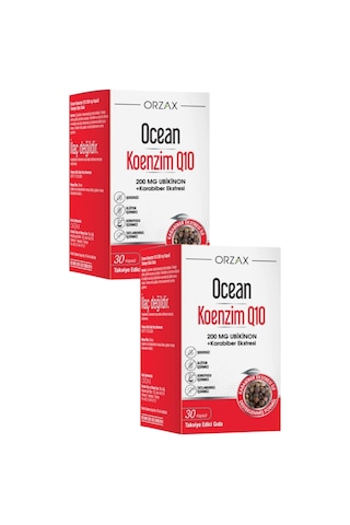Ocean Koenzim Q10 200 Mg 30 Kapsül X 2 Adet