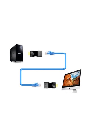 Ally  Hdmi Extender 4K 3D Rj45 Cat6 Ile 30M  Hdmi Uzatıcı