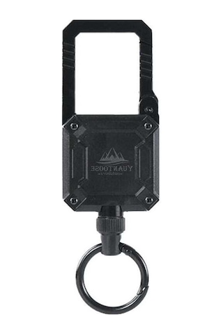 Pazly Dayanıklı Zincirli Çekmeli Anahtarlık - Uzun Bileklik, Manyetik Karabina, Çinko Alaşım, Çok Renkli, Anahtar & Araba Anahtarı İçin Çok Renkli