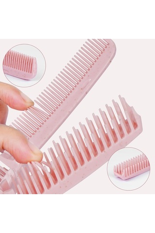 Saç Tarağı Seyahat Tarağı Kullanışlı Cep Katlanır Tarak 4 Adet