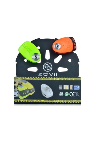 Zoovıı Zs6 6mm Alarmlı Disk Kilit Carbon Gri