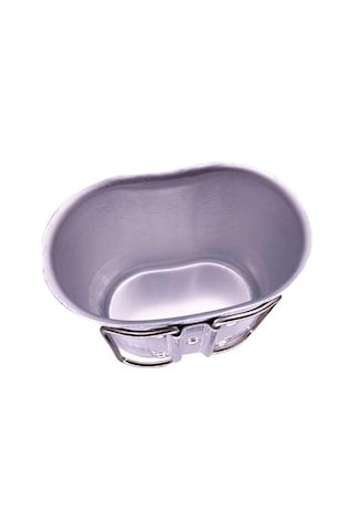 Suntek Okul Seyahat Için Kamp Tencere Fincan Lunchbox Gümüş