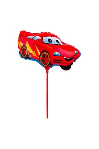 Super Prazdnik Baloncuk Dikey Şekilli Çubuklu Balon 5'li Paket 436796715 Kırmızı