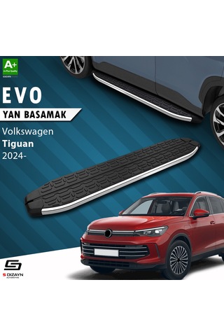 S-dizayn Vw Tiguan 3 Evo Krom Yan Basamak 183 Cm 2024 Üzeri