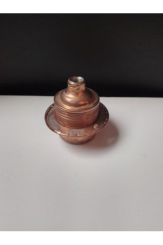 Orgun Dekoratif E27 Rondelalı Bakır Metal Duy 10'lu