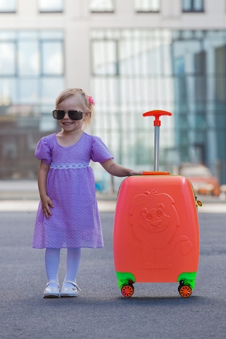 Wexta Wx-413 Disney Serisi Turuncu Aslan Logo Çocuk Çocuk Valizi Diğer