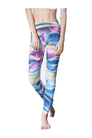 Paıyıge Yoga Pantolon Kadın Baskılı Renkli Hk16